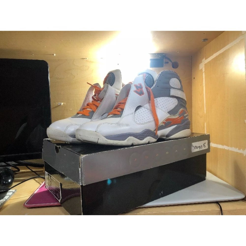 Air Jordan Retro 8 VIII Blaze Orange / Size 11